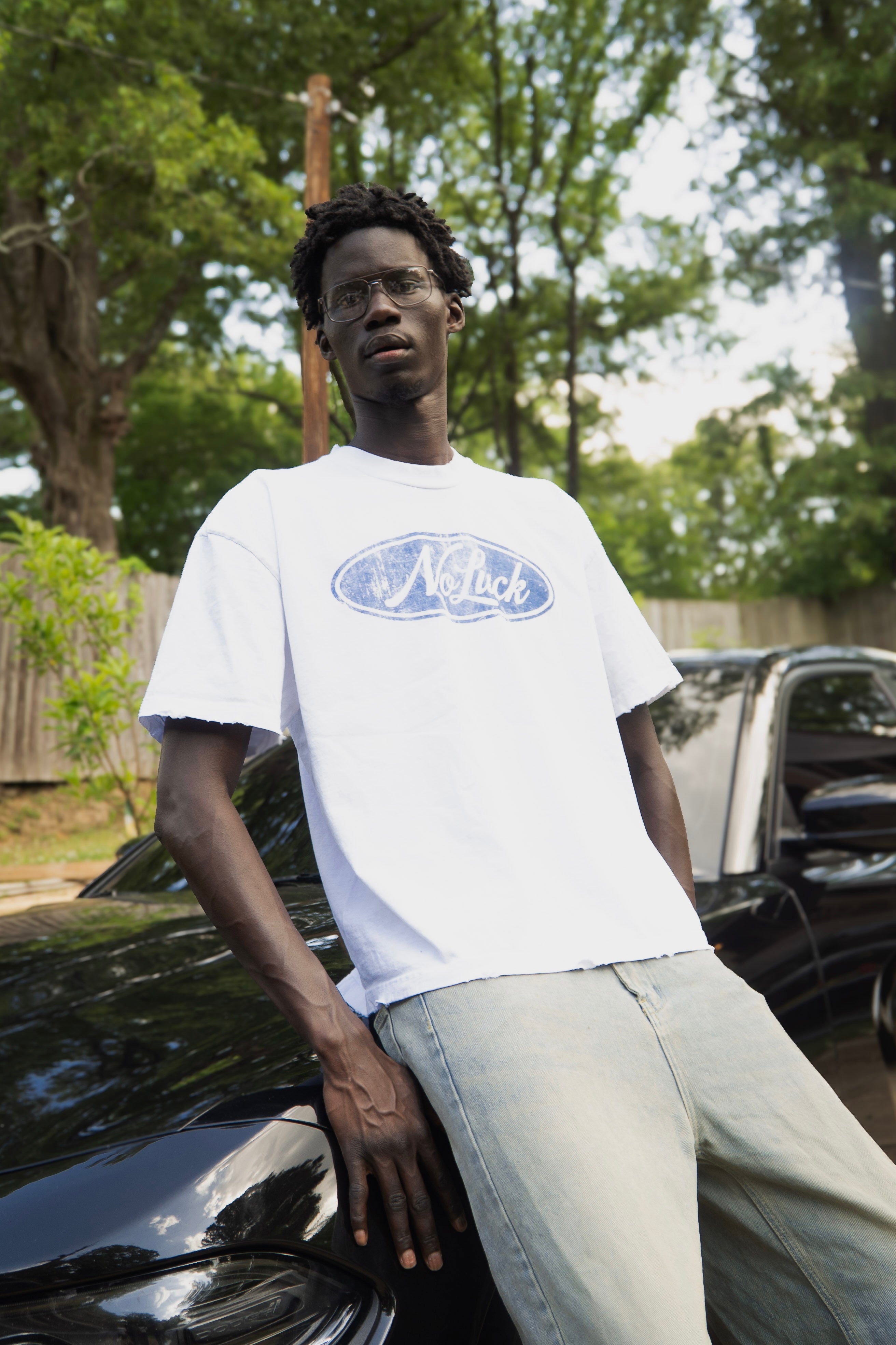 Vintage No Luck T-Shirt